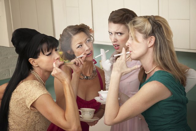 Four Women Smoking