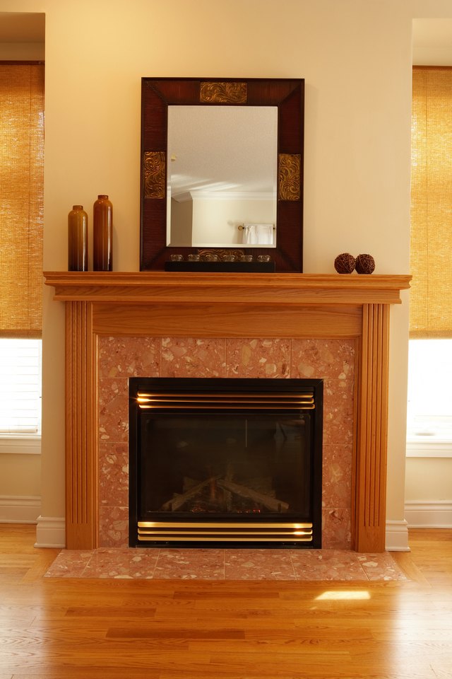 How To Replace The Firebox In A Fireplace Hunker Fireplace With Decorative Vaseirror