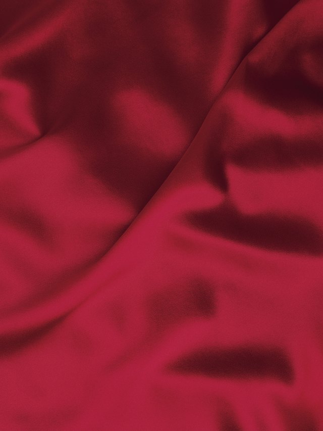Silk satin, red