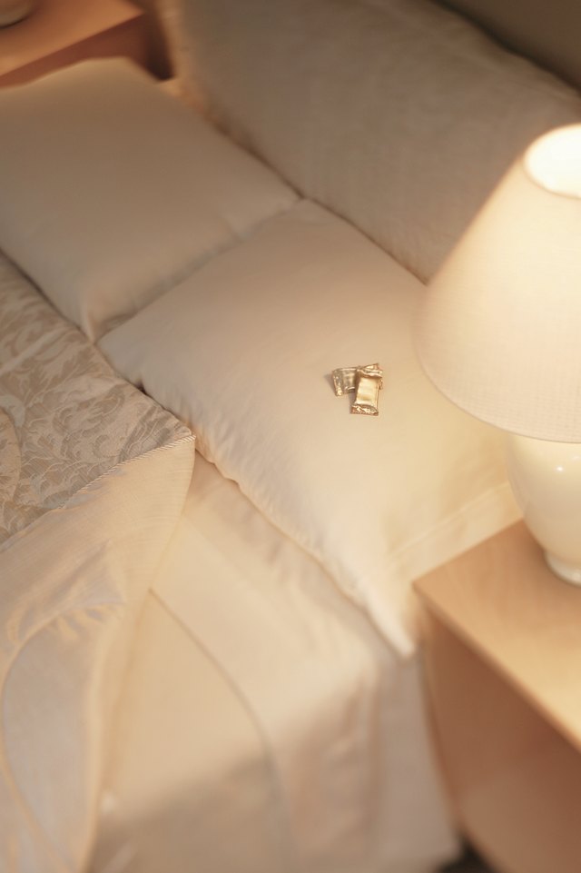Mints on pillow