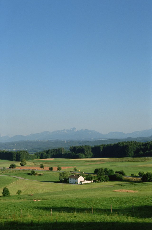 Farmhouse in field , Bavaria , Germany