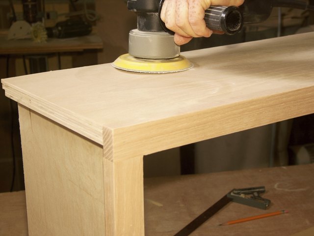 Sanding A Cabinet