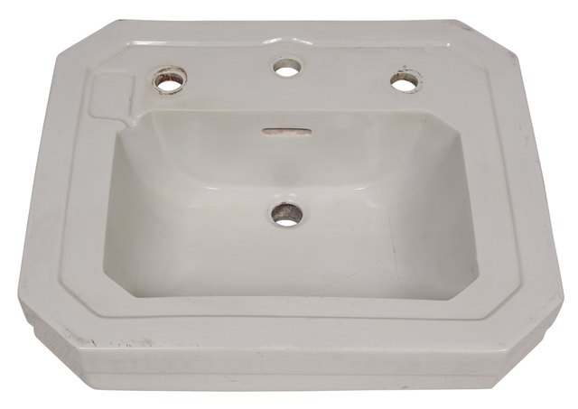 How to Fix Scratches and Nicks in a White Porcelain Sink ...