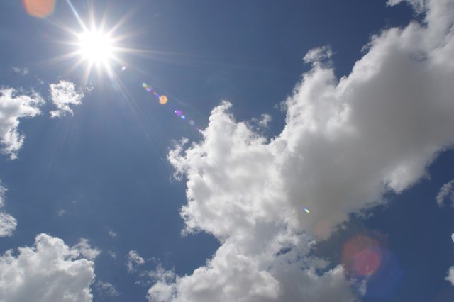 Clouds and sun