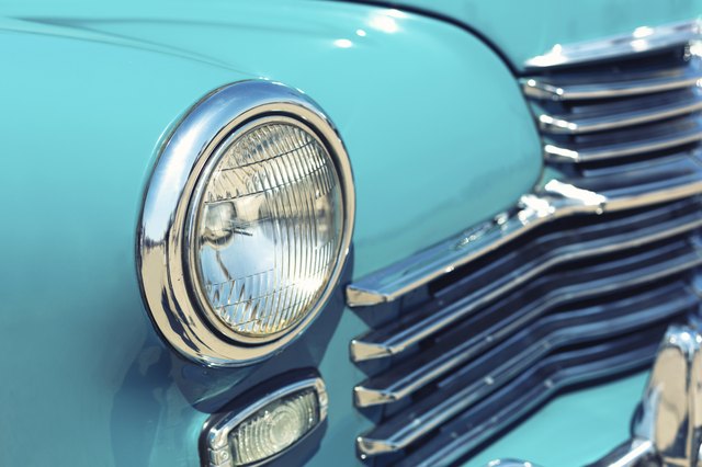 Retro car headlight