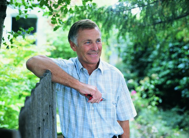 Portrait of a Senior Male Holding Secateurs