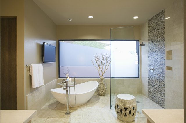 Modern Bathroom With Freestanding Bath