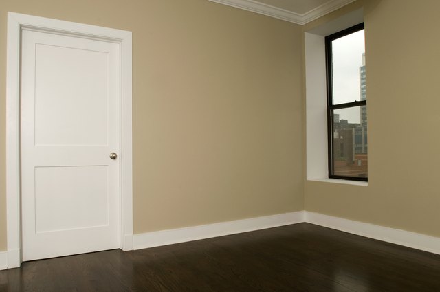 Door and window in modern home