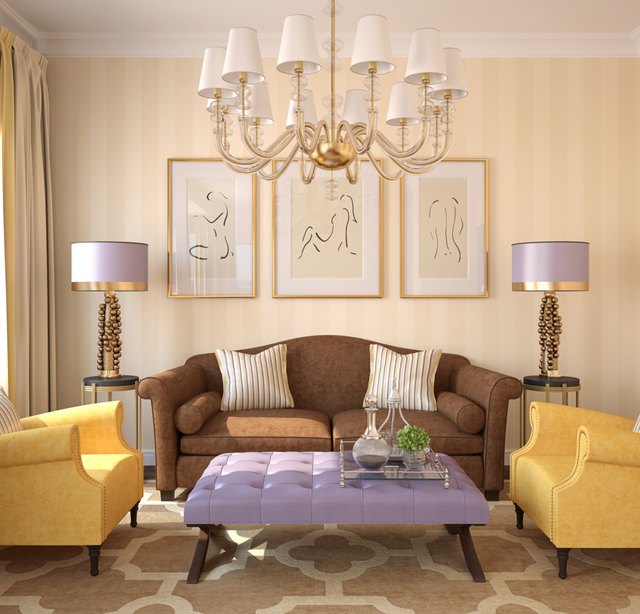 Modern living-room interior.