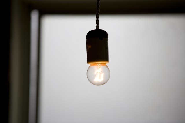 An Electric Light Bulb Turned on