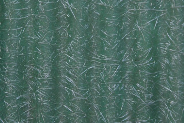 Texture and pattern of corrugated fiberglass
