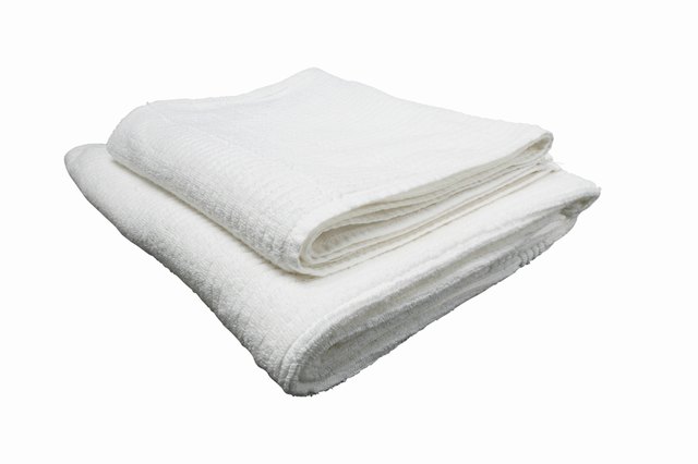 Close up of hand towels