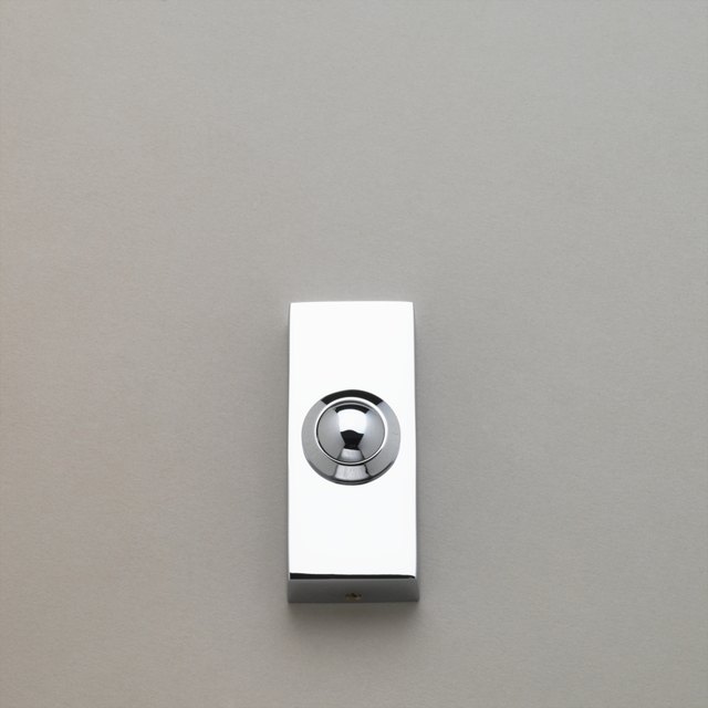Close-up of a doorbell