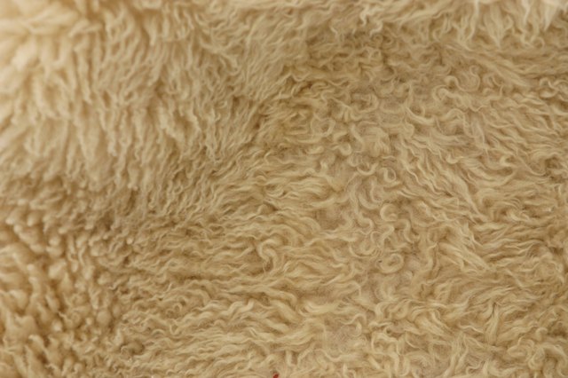Close-up of fluffy carpet