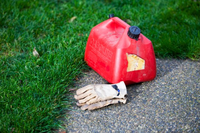 Gasoline Can With Gloves