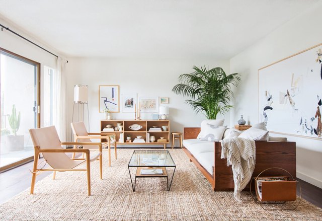 minimalist boho living room