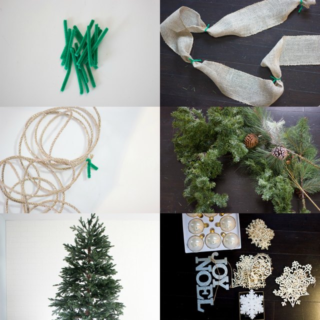 How to Put Ribbon Garland on a Christmas Tree