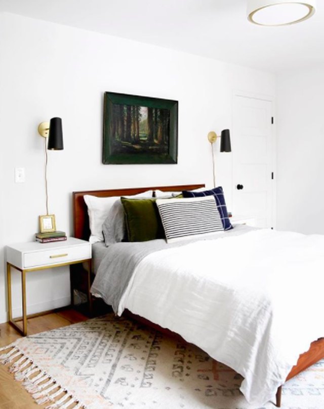 Unexpected Color Combinations Bring Depth to a Minimal Bedroom | Hunker