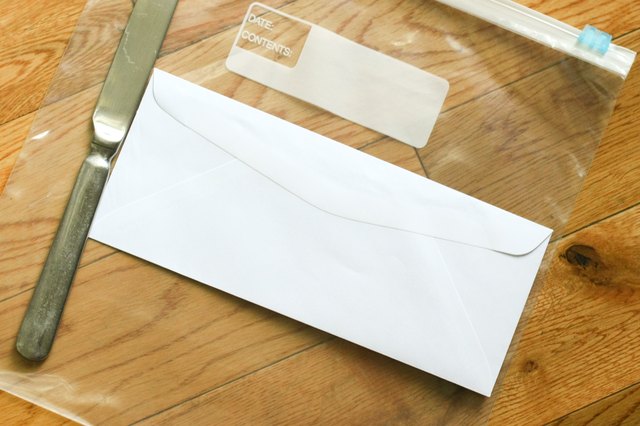 How to open sealed envelopes from the freezer | Hunker