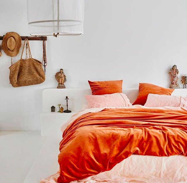 Sunset Hues Inspire a Charming Bedroom Hunker