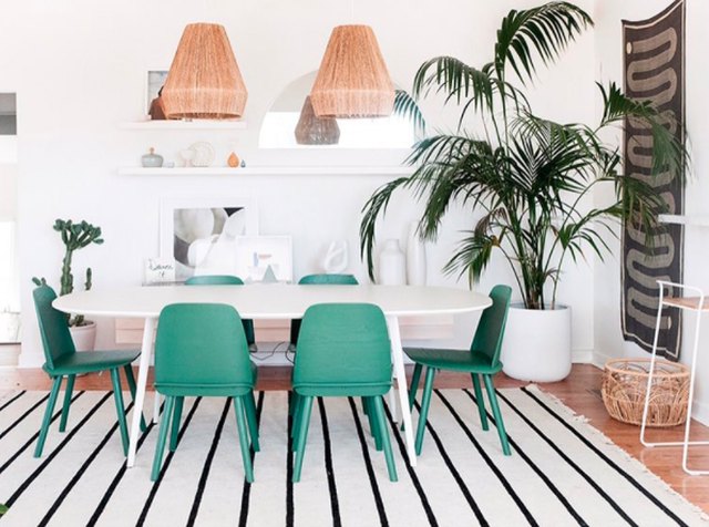 This Gorgeous Dining Room Features One of Next Year's Biggest Trends