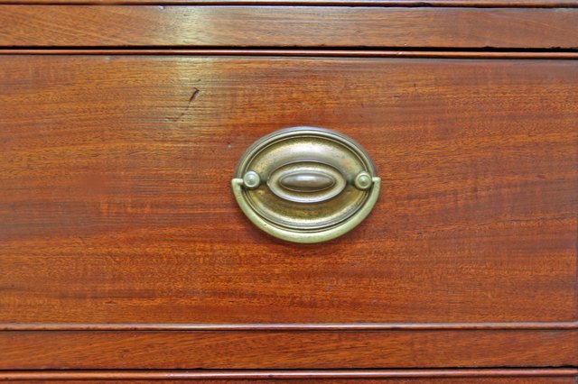 cleaning brass drawer pulls