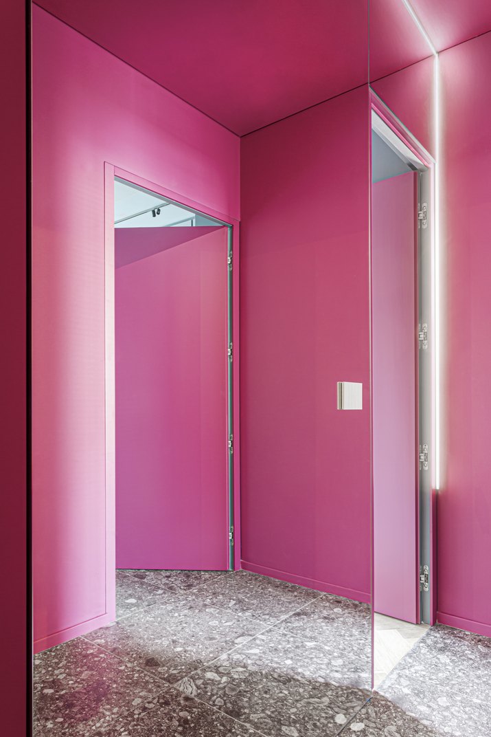 hallway pink