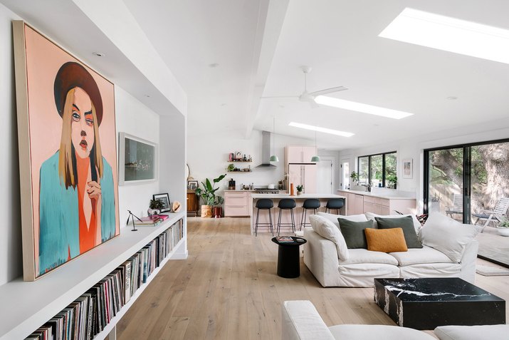 open concept Living Room