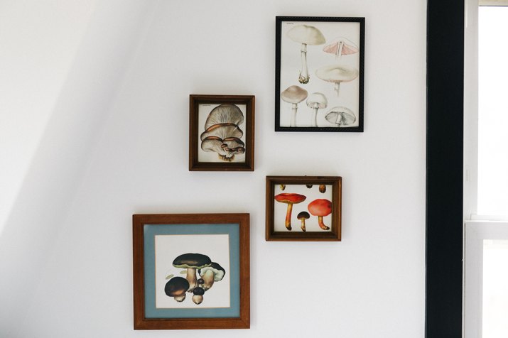 eastwind hotel guest room gallery wall