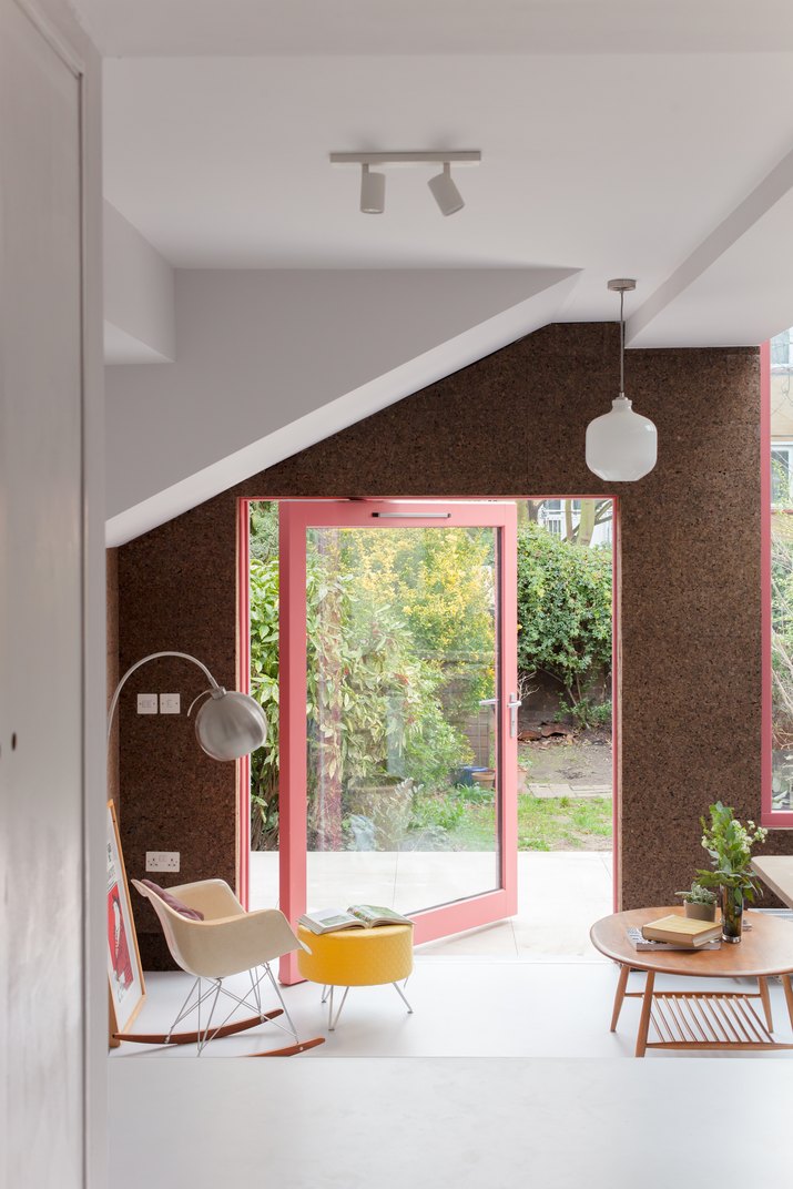 home with cork walls