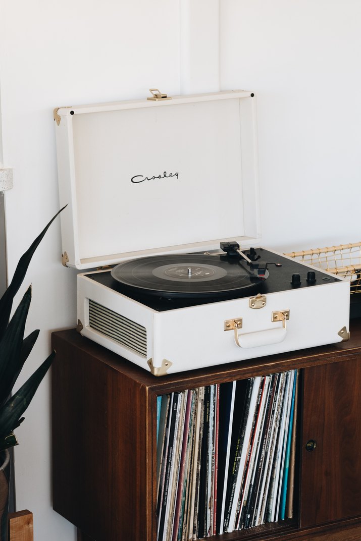 record player and media console