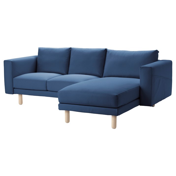 blue ikea couch