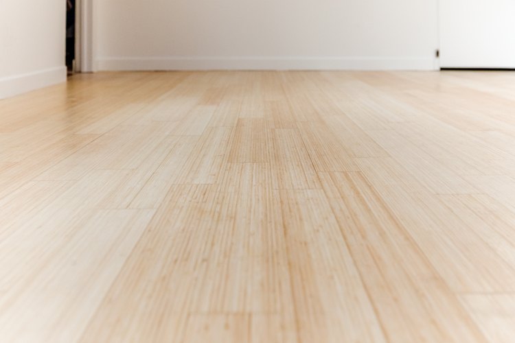 Newly restored bamboo floors